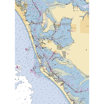 Cortez Cove Marina (Cortez, FL) NOAA Chart  Gaming Mouse Pad