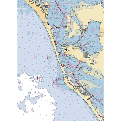 Star Fish Company (Cortez, FL) NOAA Chart  Gaming Mouse Pad