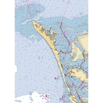 Waterline Marina Resort & Beach Club, Autograph Collection (Holmes Beach, FL) NOAA Chart  Gaming Mouse Pad