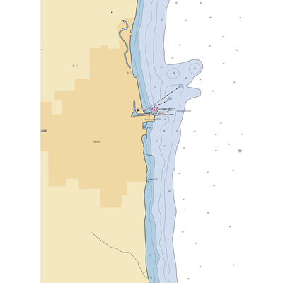 Southport Marina (Kenosha, WI) NOAA Chart  Gaming Mouse Pad