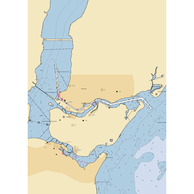 Menasha Marina (Appleton, WI) NOAA Chart  Gaming Mouse Pad