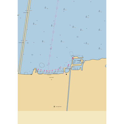 Bucktown Harbor Marina (Metairie, LA) NOAA Chart  Gaming Mouse Pad