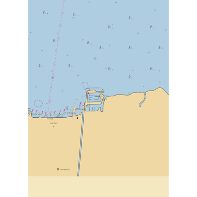 Schubert's Marine (New Orleans, LA) NOAA Chart  Gaming Mouse Pad