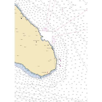 Avalon Harbor Marine (San Pedro, CA) NOAA Chart  Gaming Mouse Pad