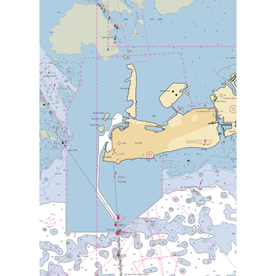 Casa Marina Key West (Sugarloaf Shores, FL) NOAA Chart  Gaming Mouse Pad