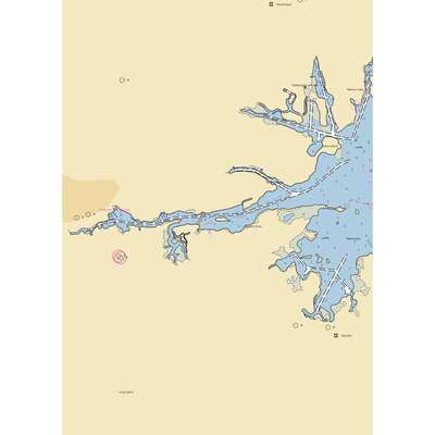 Riverhead Yacht Club (Holtsville, NY) NOAA Chart  Gaming Mouse Pad