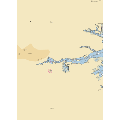 The Riverhead Moose Lodge #1742 Marina & Yacht Club (Holtsville, NY) NOAA Chart  Gaming Mouse Pad