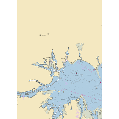 Lighthouse Marina (Holtsville, NY) NOAA Chart  Gaming Mouse Pad