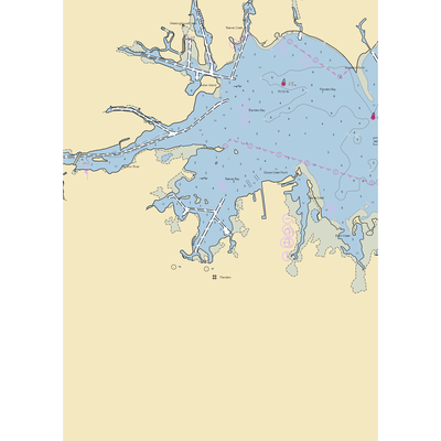 B and E Marine (Holtsville, NY) NOAA Chart  Gaming Mouse Pad