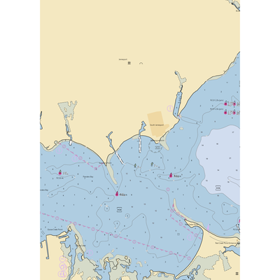 Great Peconic Bay Marina (Holtsville, NY) NOAA Chart  Gaming Mouse Pad