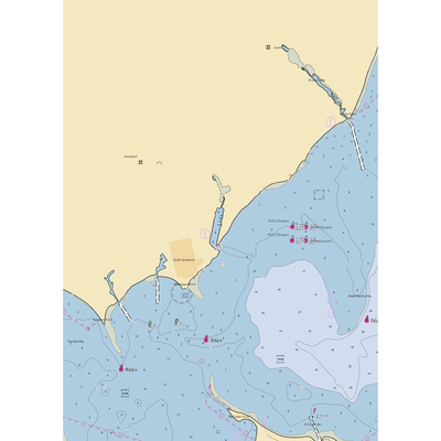 East Creek Marina Of Jamesport (Holtsville, NY) NOAA Chart  Gaming Mouse Pad