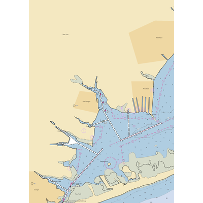 Aldrich Boat Yard & Marina (Holtsville, NY) NOAA Chart  Gaming Mouse Pad