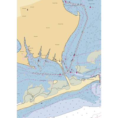 Baywatch Motel & Marina (Holtsville, NY) NOAA Chart  Gaming Mouse Pad