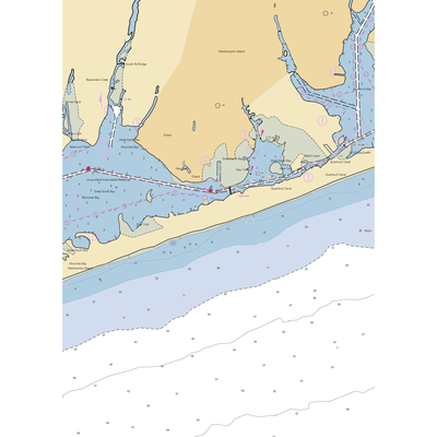 The Ocean Resort at Bath and Tennis (Holtsville, NY) NOAA Chart  Gaming Mouse Pad