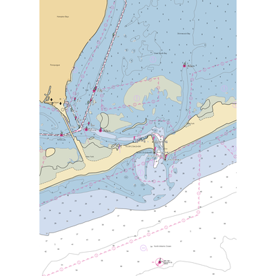 Soleau's Wharf & Marina (Holtsville, NY) NOAA Chart  Gaming Mouse Pad