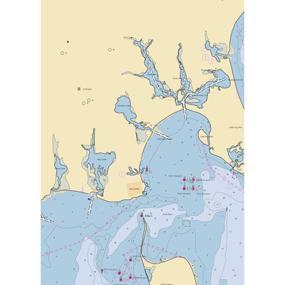 Shagwong Marina—Cutchogue (Holtsville, NY) NOAA Chart  Gaming Mouse Pad