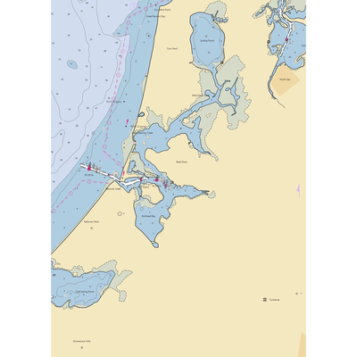 Bullhead Yacht Club Inc (Holtsville, NY) NOAA Chart  Gaming Mouse Pad