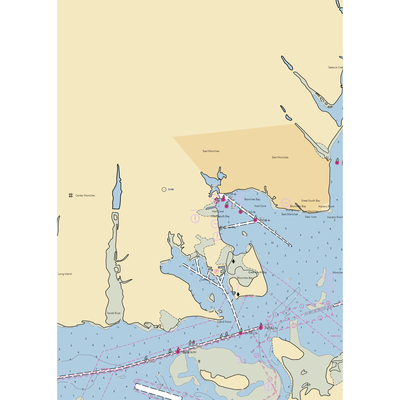 Swezey's Hart Cove Marina (Holtsville, NY) NOAA Chart  Gaming Mouse Pad