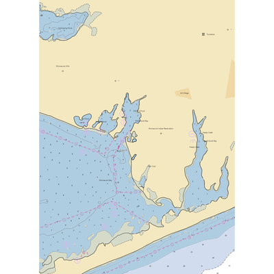 Southampton Yacht Club (Holtsville, NY) NOAA Chart  Gaming Mouse Pad