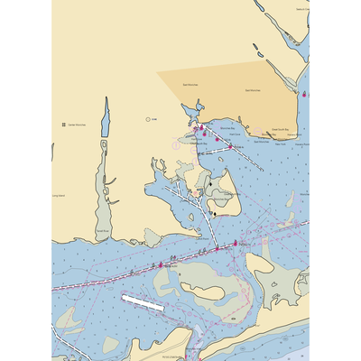 Silly Lily Fishing Station (Holtsville, NY) NOAA Chart  Gaming Mouse Pad