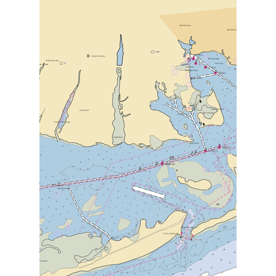 Tadsens Fishing Station & Marina (Holtsville, NY) NOAA Chart  Gaming Mouse Pad