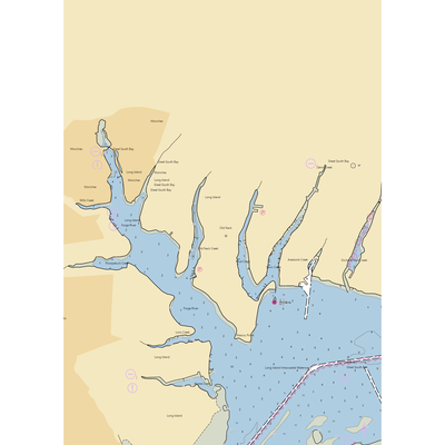 Senix Marina (Holtsville, NY) NOAA Chart  Gaming Mouse Pad