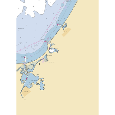 Peconic Marina (Holtsville, NY) NOAA Chart  Gaming Mouse Pad