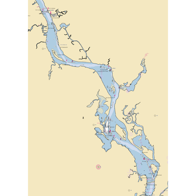 Pettipaug Yacht Club (Centerbrook, CT) NOAA Chart  Gaming Mouse Pad