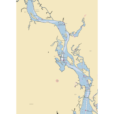 Essex Boat Works (Centerbrook, CT) NOAA Chart  Gaming Mouse Pad