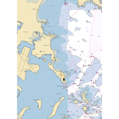 Crystal Cove Marina (Winthrop, MA) NOAA Chart  Gaming Mouse Pad