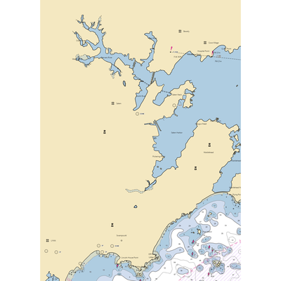 Palmer's Cove Yacht Club (Salem, MA) NOAA Chart  Gaming Mouse Pad