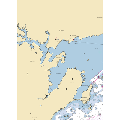 Safe Harbor Hawthorne Cove (Salem, MA) NOAA Chart  Gaming Mouse Pad