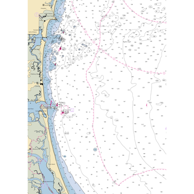 Hilton's Marina (Newburyport, MA) NOAA Chart  Gaming Mouse Pad