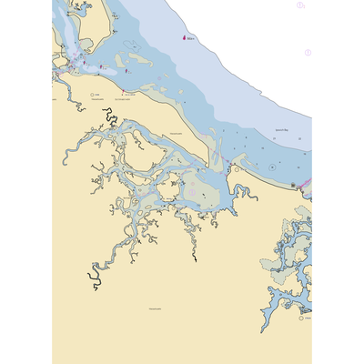 Essex Harbormaster (Essex, MA) NOAA Chart  Gaming Mouse Pad