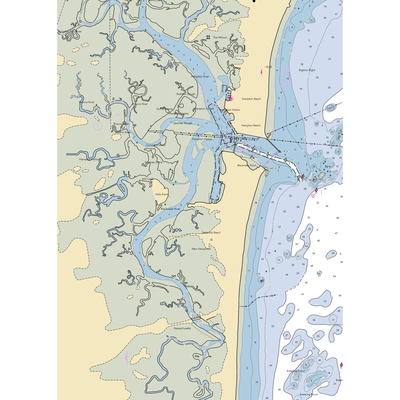 Yankee Fishermen's Co-Op (Salisbury, MA) NOAA Chart  Gaming Mouse Pad