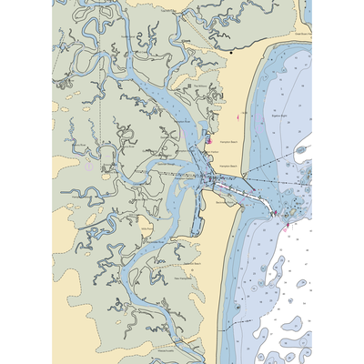 Hampton State Marina (Seabrook, NH) NOAA Chart  Gaming Mouse Pad