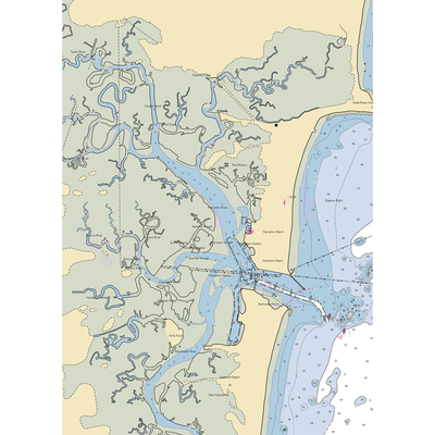 Hampton River Marina (Seabrook, NH) NOAA Chart  Gaming Mouse Pad