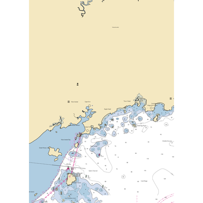 Manchester Harbor Boat Club (Marblehead, MA) NOAA Chart  Gaming Mouse Pad