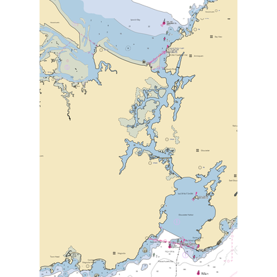 Heron Way Marina & Club (Gloucester, MA) NOAA Chart  Gaming Mouse Pad