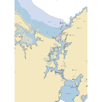 Long Wharf Causeway Ramp (Gloucester, MA) NOAA Chart  Gaming Mouse Pad