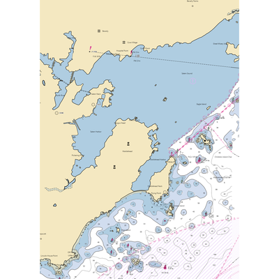 Little Harbor Boat Yard (Prides Crossing, MA) NOAA Chart  Gaming Mouse Pad