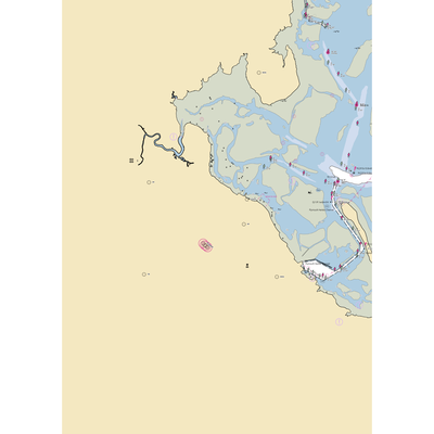 North Plymouth Harbor (Accord, MA) NOAA Chart  Gaming Mouse Pad