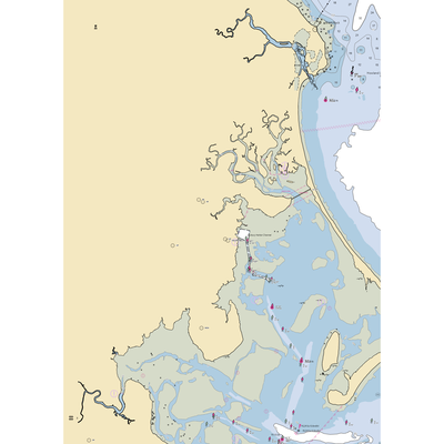 Duxbury Yacht Club (Green Harbor, MA) NOAA Chart  Gaming Mouse Pad