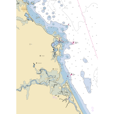 Scituate Launch/Waterline Moorings (Marshfield Hills, MA) NOAA Chart  Gaming Mouse Pad