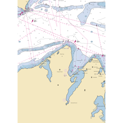 Vineyard Haven Yacht Club (Vineyard Haven, MA) NOAA Chart  Gaming Mouse Pad