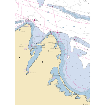 Churchs Pier (Oak Bluffs, MA) NOAA Chart  Gaming Mouse Pad