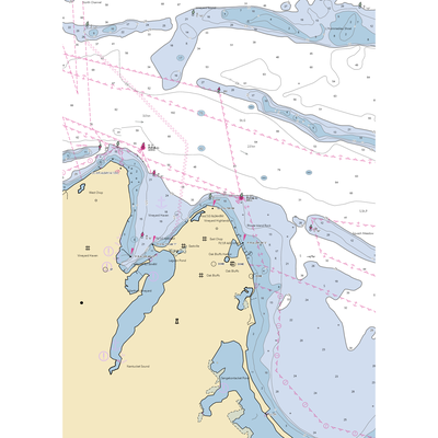 East Chop Yacht Club (Oak Bluffs, MA) NOAA Chart  Gaming Mouse Pad