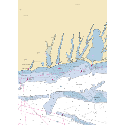 Obsession Boat Sales & Service (West Falmouth, MA) NOAA Chart  Gaming Mouse Pad