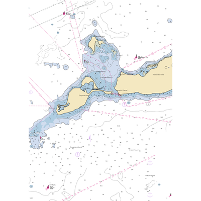 Narrows Town Wharf (Cuttyhunk, MA) NOAA Chart  Gaming Mouse Pad