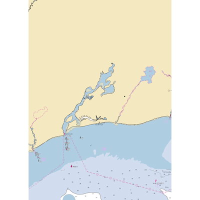 Bass River Marina (Yarmouth Port, MA) NOAA Chart  Gaming Mouse Pad